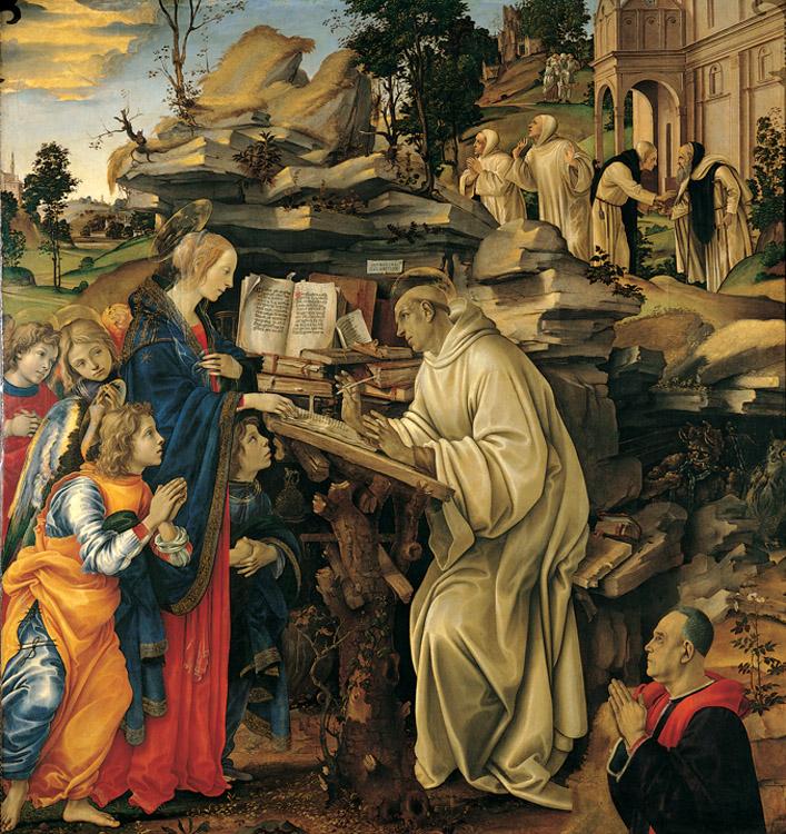 Filippino Lippi The Vision of St Bernard (mk080 Sweden oil painting art